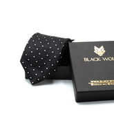 CLASSIC BLACK DOTS TIE